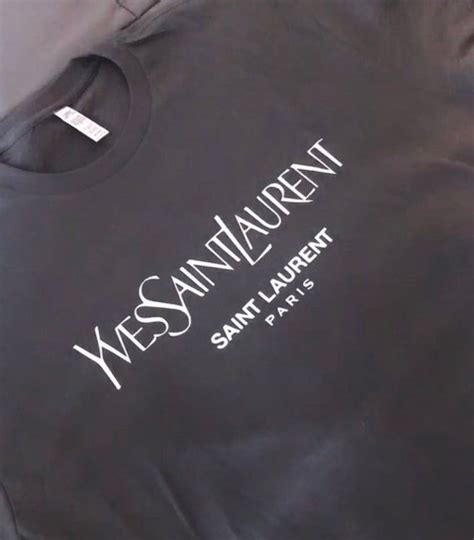 yves saint laurent t-shirt grey|vintage saint laurent t shirt.